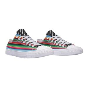 HOUSE OF CHINGASOS Sneakers 8.5M/10W Multicolor Serape OG Cross Cultura Low Tops